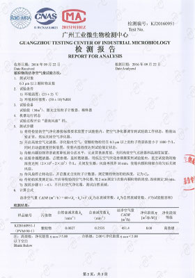 净化能效（颗粒物）